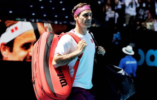 TENNIS - ATP, Tennis Herren Australian Open 2020 MELBOURNE,AUSTRALIA,28.JAN.20 - TENNIS - ATP World Tour, Grand Slam, Australian Open Image shows Roger Federer (SUI). GEPAxpictures xMatthiasxHauer