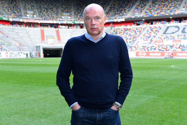 Football 1 Bundesliga presentation of Uwe Rösler on 29 01 2020 at the Merkur Spiel Arena in Düsseldorf Uwe Rösler Head Coach Düsseldorf DFL regulations prohibit any use of photographs as image sequences and or quasi video xRx
