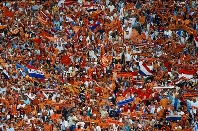 UDSSR Netherlands Germany, Munich, 215 06 1988, football, UEFA Euro 1988 in Germany, final, UDSSR Netherlands 0 2 Netherlands fans