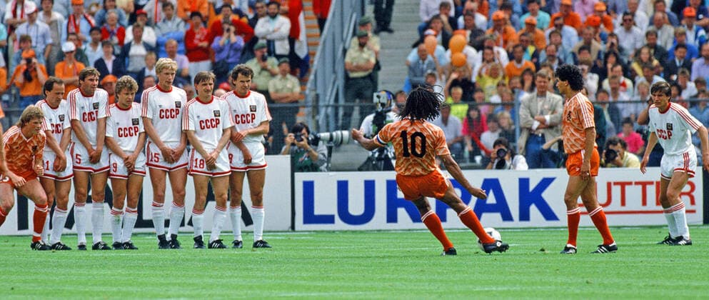 UDSSR Netherlands Germany, Munich, 215 06 1988, Football, UEFA Euro 1988 in Germany, Final, UDSSR Netherlands 0 2 Ruud Gullit Netherlands