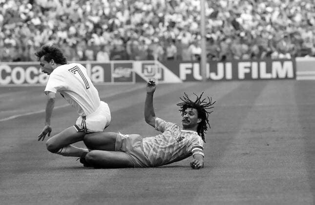 UDSSR Netherlands Germany, Munich, 215 06 1988, Football, UEFA Euro 1988 in Germany, Final, UDSSR Netherlands 0 2 v l Sergei Aleinikov UDSSR , Ruud Gullit Netherlands