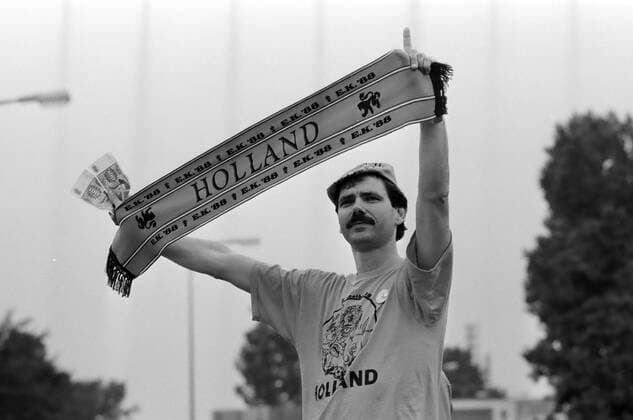UDSSR Netherlands Germany, Munich, 215 06 1988, football, UEFA Euro 1988 in Germany, final, UDSSR Netherlands 0 2 Netherlands fans