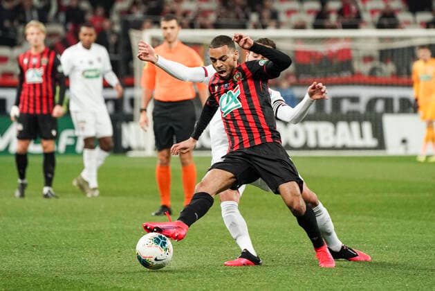 Alexis Claude Maurice (OGC Nice) FOOTBALL : OGC Nice vs Lyon - Coupe de France - Nice - 30 01 2020 NorbertScanella PanoramiC 
