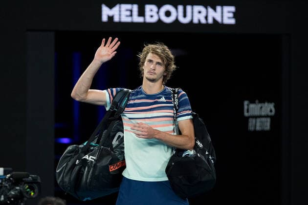 Bilder des Jahres 2020, Sport 01 Januar Sport Themen der Woche KW05 Sport Bilder des Tages Alexander Zverev of Germany says goodbye to Melbourne after losing to Dominic Thiem of Austria in the Men s Semi Final at the ATP, Tennis Herren Australian Open 2020 at Melbourne Park, Melbourne, Australia on 31 January 2020. Copyright: xPeterxDovganx 26031863