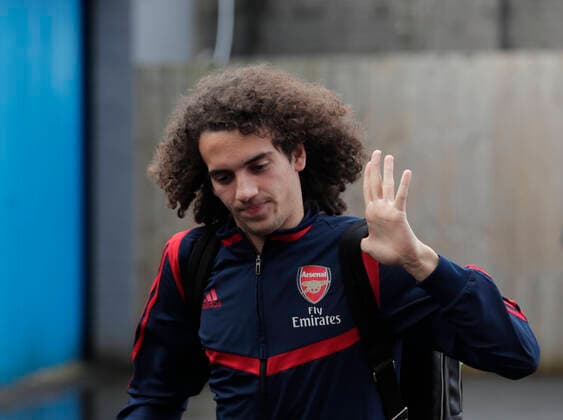 2nd February 2020; Turf Moor, Burnley, Lanchashire, England; English Premier League Football, Burnley versus Arsenal; Matt& xe9;o Guendouzi of Arsenal of Arsenal arrives at the game at Turf Moor - Strictly Editorial Use Only. No use with unauthorized audio, video, data, fixture lists, club league logos or live services. Online in-match use limited to 120 images, no video emulation. No use in betting, games or single club league player publications  ActionPlus12209143 RogerxEvans