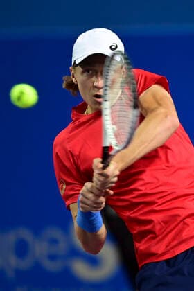 Emil Ruusuvuori (Fin) TENNIS : Open Sud de France 2020 - Montpellier - 03 02 2020 JBAutissier Panoramic 