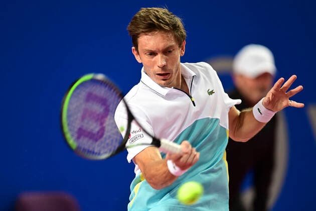 Nicolas Mahut (Fra) TENNIS : Open Sud de France 2020 - Montpellier - 03 02 2020 JBAutissier Panoramic 