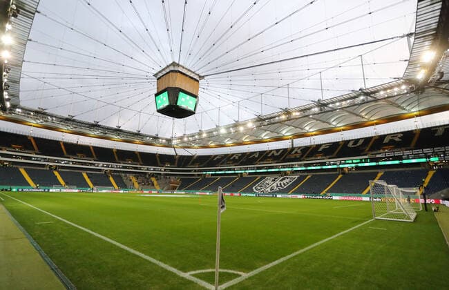 Frankfurt RB Leipzig Football 1 Bundesliga Frankfurt M , 04 02 2020, Commerzbank Arena, Football, DFB Pokal, Round of 16, SG Eintracht Frankfurt vs. RB Leipzig , Im Bild Stadionübersicht , DFB Êregulations prohibit any use of photographs as image sequences and or quasi video ,