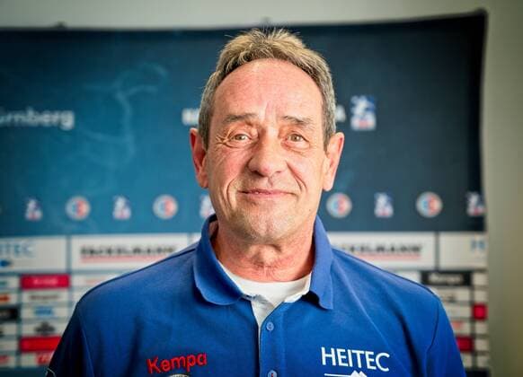 04 02 2020 HC Erlangen introduces the new coach Rolf Brack at a press conference Hans Martin Issler Sportfoto Zink