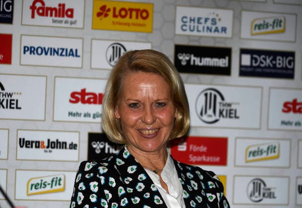 THW Managing Director Sabine Holdorf Schust, Annual Press Conference, THW Kiel, Handball, Men, Bundesliga, Liqui Moly HBL, 05 02 20 Kiel Sparkassen Arena Schleswig Holstein Germany