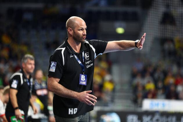 Heiko Grimm coach MT Melsungen on the sideline, Rhein Neckar Loewen vs MT Melsungen, LIQUI MOLY Handball Bundesliga, 06 02 2020 Photo Eibner Rhein Neckar Loewen vs MT Melsungen, LIQUI MOLY Handball Bundesliga, 06 02 2020 Mannheim Copyright: xNeisx Eibner-Pressefotox EP_ans