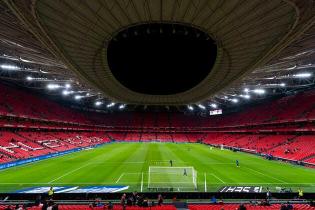 06 02 2020, xslx, Football Copa del Rey, Athletic de Bilbao FC Barcelona emspor, v l The San Mames Stadium DFL DFB REGULATIONS PROHIBIT ANY USE OF PHOTOGRAPHS as IMAGE SEQUENCES and or QUASI VIDEO Bilbao