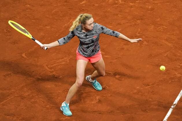 07-02-2020 TENNIS: FED CUP: NEDERLAND-WIT RUSLAND: DEN HAAG Aliaksandra Sasnovich BLR during Fed Cup Netherlands- Belarus on February, 7 2020 in Den Haag Netherlands. Photo by SCS Sander Chamid Fed cup Netherlands-Belarus xVIxANPxSportx xSoenarxChamidxsportfotografiexIVx 405880573
