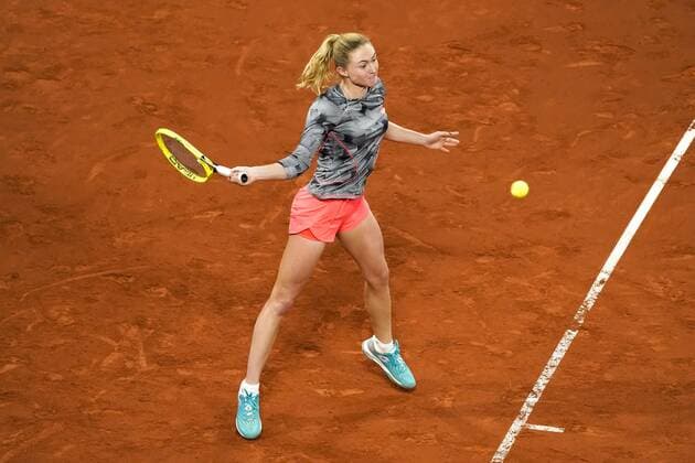 07-02-2020 TENNIS: FED CUP: NEDERLAND-WIT RUSLAND: DEN HAAG Aliaksandra Sasnovich BLR during Fed Cup Netherlands- Belarus on February, 7 2020 in Den Haag Netherlands. Photo by SCS Sander Chamid Fed cup Netherlands-Belarus xVIxANPxSportx xSoenarxChamidxsportfotografiexIVx 405880577