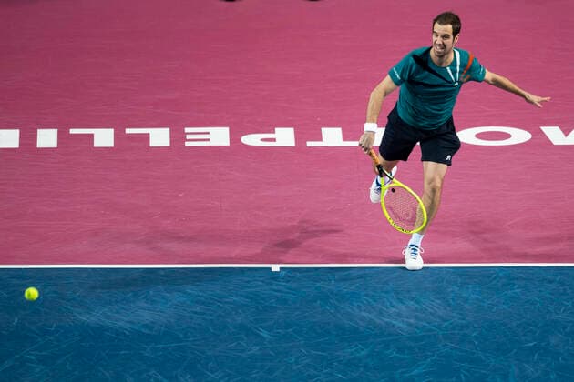 Richard Gasquet (Fra) TENNIS : Open Sud de France 2020 - Montpellier - 07 02 2020 JBAutissier Panoramic 
