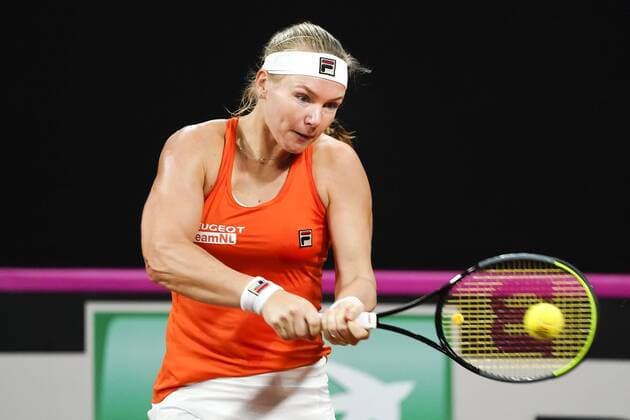 07-02-2020 TENNIS: FED CUP: NEDERLAND-WIT RUSLAND: DEN HAAG Kiki Bertens NED during Fed Cup Netherlands- Belarus on February, 7 2020 in Den Haag Netherlands. Photo by SCS Sander Chamid Fed cup Netherlands-Belarus xVIxANPxSportx xSoenarxChamidxsportfotografiexIVx 405899024