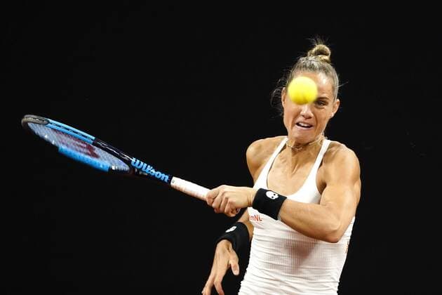 07-02-2020 TENNIS: FED CUP: NEDERLAND-WIT RUSLAND: DEN HAAG Arantxa Rus NED during Fed Cup Netherlands- Belarus on February, 7 2020 in Den Haag Netherlands. Photo by SCS Sander Chamid Fed cup Netherlands-Belarus xVIxANPxSportx xSoenarxChamidxsportfotografiexIVx 405902243