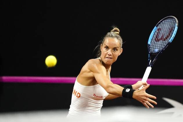 07-02-2020 TENNIS: FED CUP: NEDERLAND-WIT RUSLAND: DEN HAAG Arantxa Rus NED during Fed Cup Netherlands- Belarus on February, 7 2020 in Den Haag Netherlands. Photo by SCS Sander Chamid Fed cup Netherlands-Belarus xVIxANPxSportx xSoenarxChamidxsportfotografiexIVx 405902248