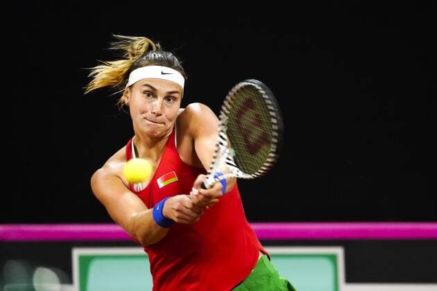 07-02-2020 TENNIS: FED CUP: NEDERLAND-WIT RUSLAND: DEN HAAG Aryna Sabalenka BLR during Fed Cup Netherlands- Belarus on February, 7 2020 in Den Haag Netherlands. Photo by SCS Sander Chamid Fed cup Netherlands-Belarus xVIxANPxSportx xSoenarxChamidxsportfotografiexIVx 405903021