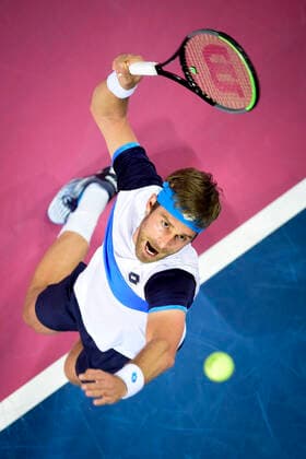 Sport Bilder des Tages Norbert Gombos (Svk) TENNIS : Open Sud de France 2020 - Montpellier - 07 02 2020 JBAutissier Panoramic 