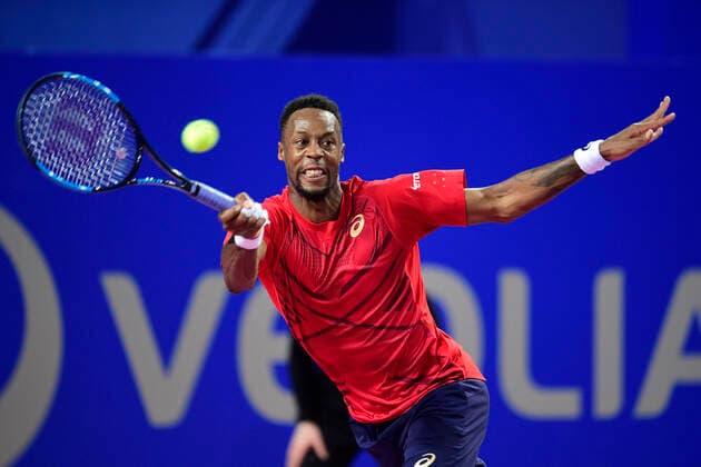 Sport Bilder des Tages Gael Monfils (Fra) TENNIS : Open Sud de France 2020 - Montpellier - 07 02 2020 JBAutissier Panoramic 