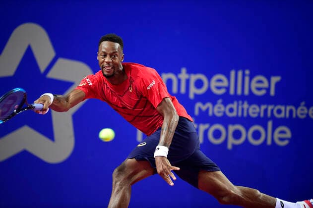 Gael Monfils (Fra) TENNIS : Open Sud de France 2020 - Montpellier - 07 02 2020 JBAutissier Panoramic 