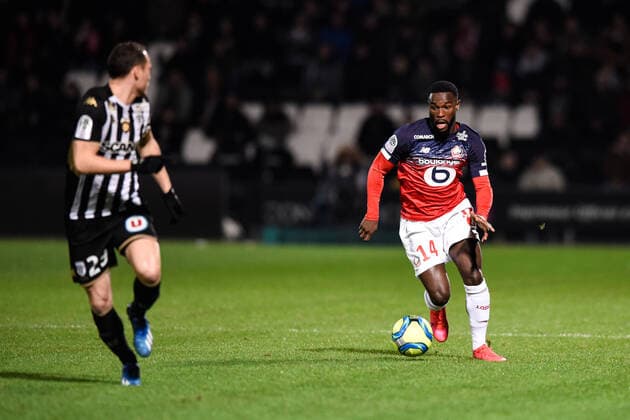 Jonathan Bamba ( 14 - LOSC ) - FOOTBALL : SCO Angers vs Lille OSC - Ligue 1 - Angers - 07 02 2020 FedericoPestellini Panoramic 