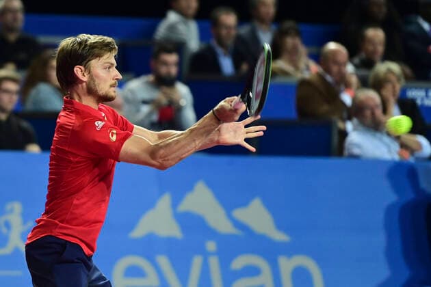 David Goffin (Bel) TENNIS : Open Sud de France 2020 - Montpellier - 07 02 2020 JBAutissier Panoramic 