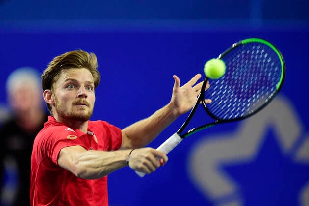David Goffin (Bel) TENNIS : Open Sud de France 2020 - Montpellier - 07 02 2020 JBAutissier Panoramic 