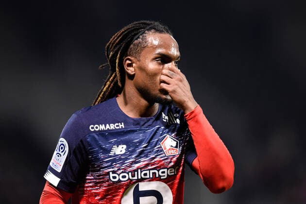 Attitude de Renato Sanches ( 18 - LOSC ) - FOOTBALL : SCO Angers vs Lille OSC - Ligue 1 - Angers - 07 02 2020 FedericoPestellini Panoramic 