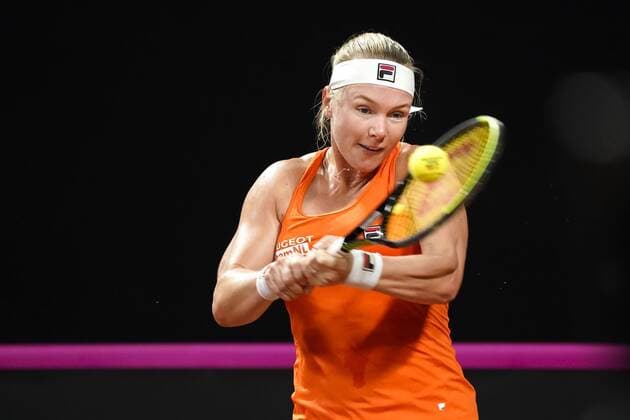 08-02-2020 TENNIS: FED CUP: NEDERLAND-WIT RUSLAND: DEN HAAG Kiki Bertens NED during Fed Cup Netherlands- Belarus on February, 8 2020 in Den Haag Netherlands. Photo by SCS Sander Chamid Fed cup Netherlands-Belarus xVIxANPxSportx xSoenarxChamidxsportfotografiexIVx 405938241