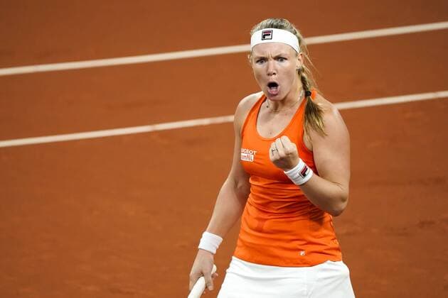 08-02-2020 TENNIS: FED CUP: NEDERLAND-WIT RUSLAND: DEN HAAG Kiki Bertens NED during Fed Cup Netherlands- Belarus on February, 8 2020 in Den Haag Netherlands. Photo by SCS Sander Chamid Fed cup Netherlands-Belarus xVIxANPxSportx xSoenarxChamidxsportfotografiexIVx 405938338