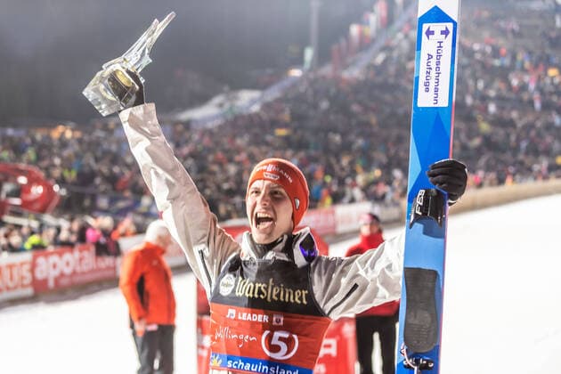 2020 Bilder des Jahres, Sport 02 Februar FIS Skisprung Weltcup 2020 Willingen, 08.02.2020 Stephan LEYHE (GER); FIS Skisprung Weltcup 2020 Willingen am 08.02.2020, . *** FIS Ski Jumping World Cup 2020 Willingen, 08 02 2020 Stephan LEYHE GER FIS Ski Jumping World Cup 2020 Willingen on 08 02 2020, Copyright: xBEAUTIFULxSPORTS PeterxWeberx