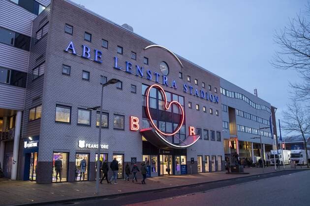 HEERENVEEN, 08-02-2020 , Abe Lenstra Stadion, Dutch Eredivisie, season 2019 2020. Front side Abe Lenstra Stadium during the match Heerenveen - VVV Heerenveen - VVV  x6756086x Copyright:
