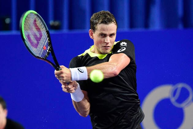 Vasek Pospisil (Can) TENNIS : Open Sud de France 2020 - Montpellier - 08 02 2020 JBAutissier Panoramic 