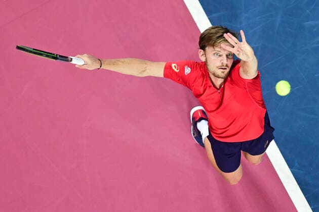 David Goffin (Bel) TENNIS : Open Sud de France 2020 - Montpellier - 08 02 2020 JBAutissier Panoramic 