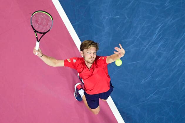David Goffin (Bel) TENNIS : Open Sud de France 2020 - Montpellier - 08 02 2020 JBAutissier Panoramic 