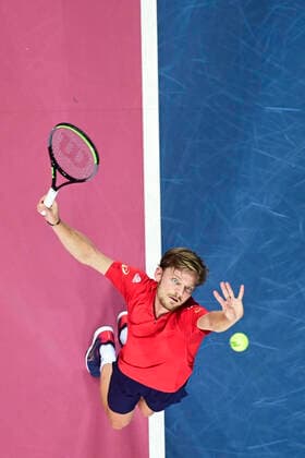 David Goffin (Bel) TENNIS : Open Sud de France 2020 - Montpellier - 08 02 2020 JBAutissier Panoramic 