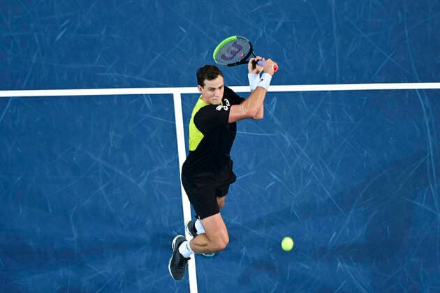 Vasek Pospisil (Can) TENNIS : Open Sud de France 2020 - Montpellier - 08 02 2020 JBAutissier Panoramic 