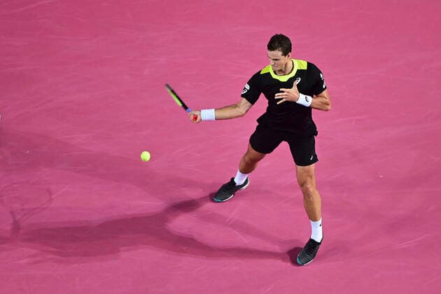 Vasek Pospisil (Can) TENNIS : Open Sud de France 2020 - Montpellier - 08 02 2020 JBAutissier Panoramic 