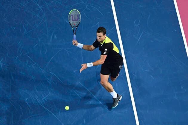 Vasek Pospisil (Can) TENNIS : Open Sud de France 2020 - Montpellier - 08 02 2020 JBAutissier Panoramic 