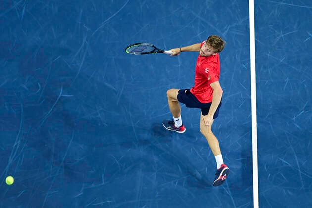 David Goffin (Bel) TENNIS : Open Sud de France 2020 - Montpellier - 08 02 2020 JBAutissier Panoramic 