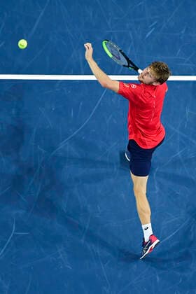 David Goffin (Bel) TENNIS : Open Sud de France 2020 - Montpellier - 08 02 2020 JBAutissier Panoramic 