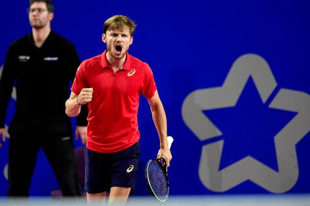 David Goffin (Bel) TENNIS : Open Sud de France 2020 - Montpellier - 08 02 2020 JBAutissier Panoramic 