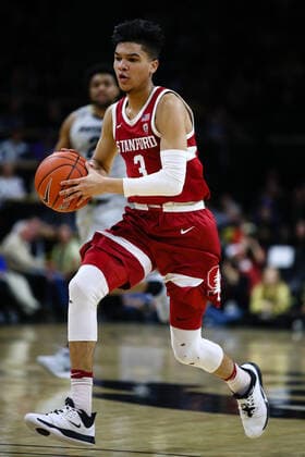February 08, 2020: Stanford Cardinal guard Tyrell Terry (3) drives to the basket in the second half of the menÃ¢â‚¬â ¢s basketball game between Colorado and Stanford at the Coors Events Center in Boulder, CO. Colorado erased a 17-point second half deficit and went on to win 81-74. CSM. NCAA, College League, USA Basketball 2020: Stanford vs Colorado FEB 08 - ZUMAc04_ 20200208_zaf_c04_247 Copyright: xDerekxRegensburgerx