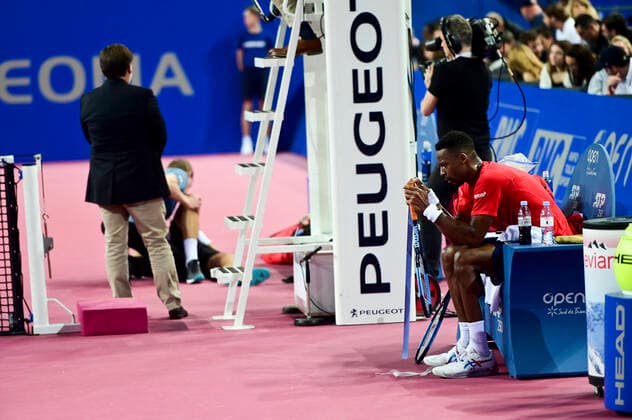 Gael Monfils (Fra) TENNIS : Open Sud de France 2020 - Finale Simple - Montpellier - 09 02 2020 JBAutissier Panoramic 