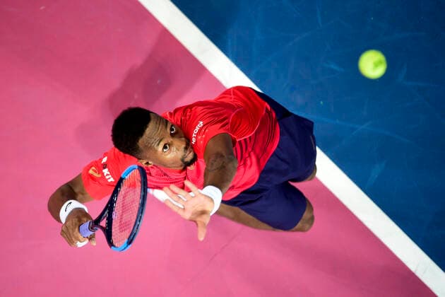 Gael Monfils (Fra) TENNIS : Open Sud de France 2020 - Finale Simple - Montpellier - 09 02 2020 JBAutissier Panoramic 