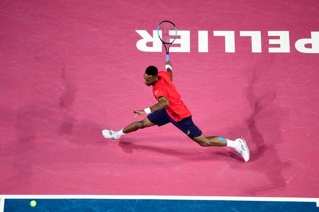 Gael Monfils (Fra) TENNIS : Open Sud de France 2020 - Finale Simple - Montpellier - 09 02 2020 JBAutissier Panoramic 