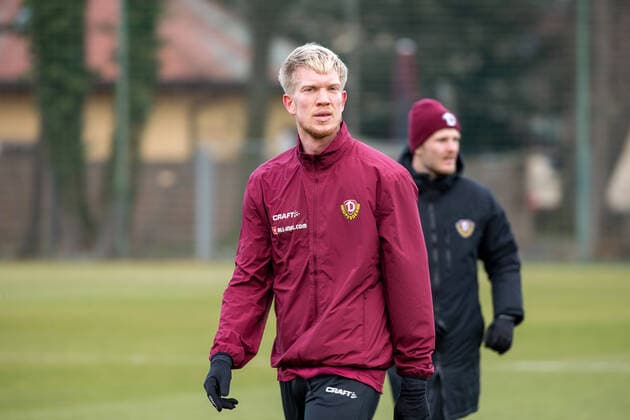 Training session in the afternoon In the picture Simon Makienok 10 02 2020 Football 2 Bundesliga Season 2019 2020 Training ground Großer Garten, SG Dynamo Dresden