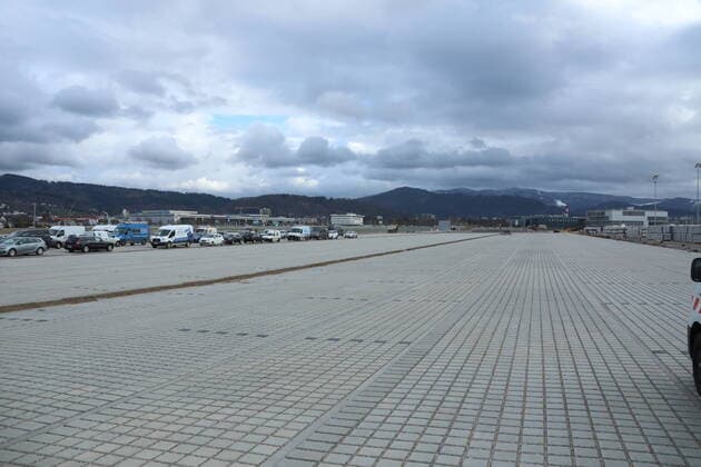 The parking spaces are already completed, project status New Stadium SC Freiburg Project status New Stadium SC Freiburg Freiburg Copyright: xHahnex Eibner-Pressefotox EP_joha
